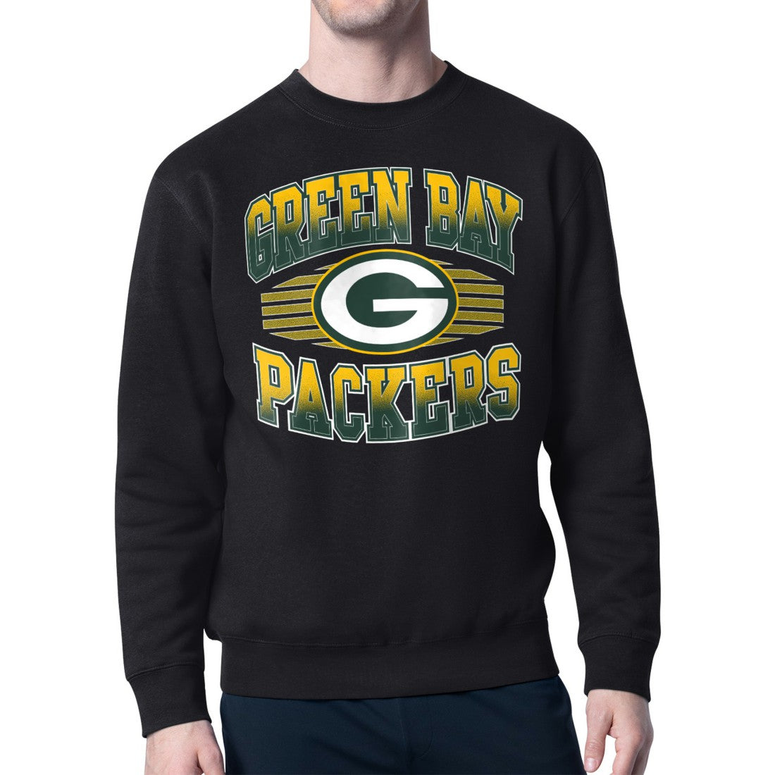 Green Bay Packers  Starter Team Grit Graphic Fleece Pullover Sweatshirt