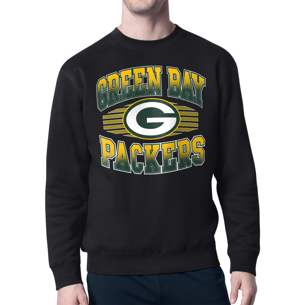 Green Bay Packers  Starter Team Grit Graphic Fleece Pullover Sweatshirt