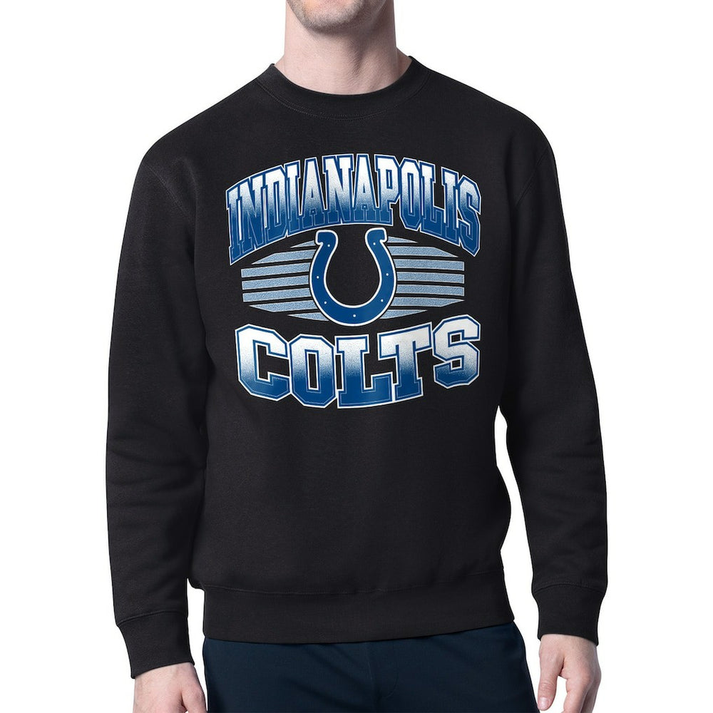 Indianapolis Colts  Starter Team Grit Graphic Fleece Pullover Sweatshirt