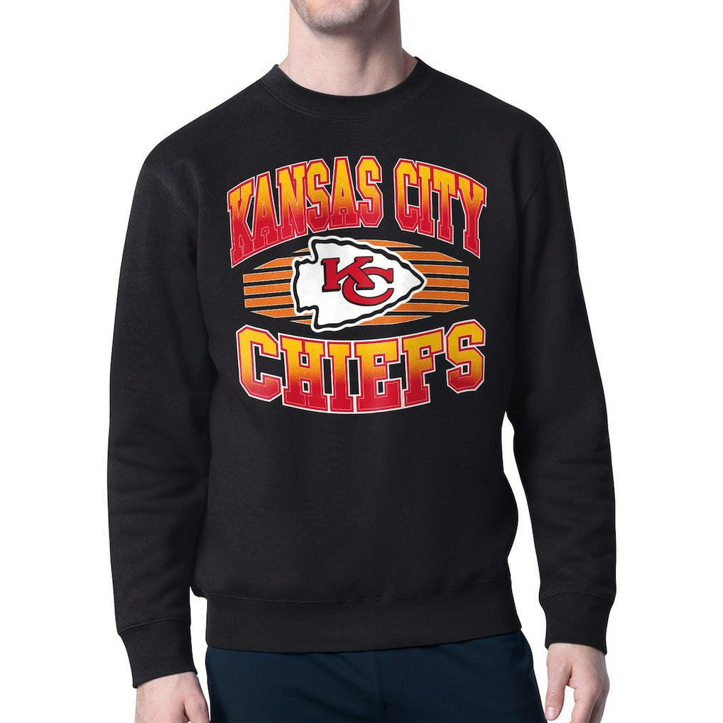 Kansas City Chiefs  Starter Team Grit Graphic Fleece Pullover Sweatshirt