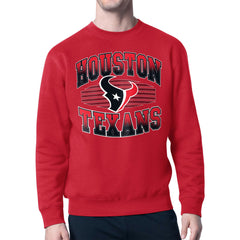 Houston Texans  Starter Team Grit Graphic Fleece Pullover Sweatshirt