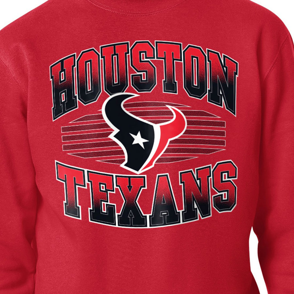 Houston Texans  Starter Team Grit Graphic Fleece Pullover Sweatshirt