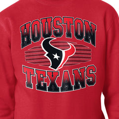 Houston Texans  Starter Team Grit Graphic Fleece Pullover Sweatshirt