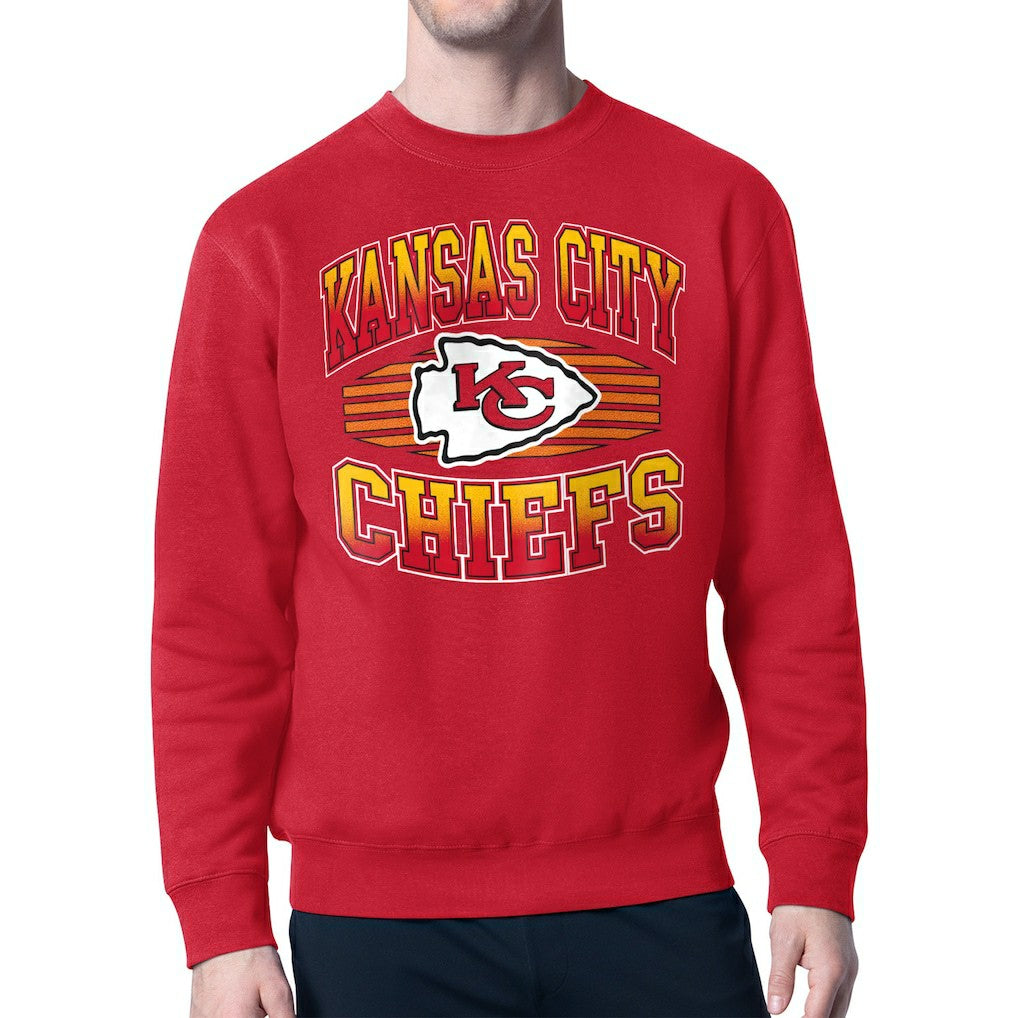 Kansas City Chiefs  Starter Team Grit Graphic Fleece Pullover Sweatshirt