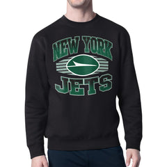 New York Jets  Starter Team Grit Graphic Fleece Pullover Sweatshirt