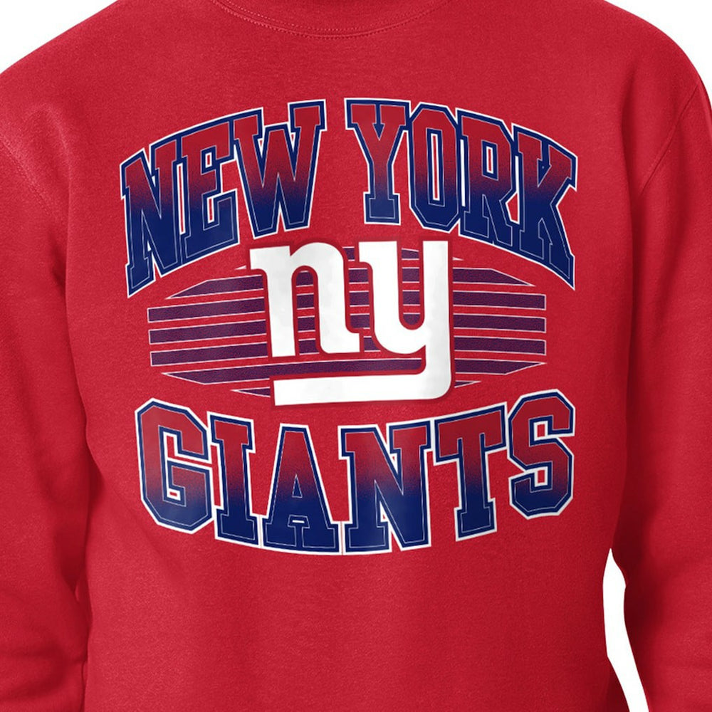 New York Giants  Starter Team Grit Graphic Fleece Pullover Sweatshirt