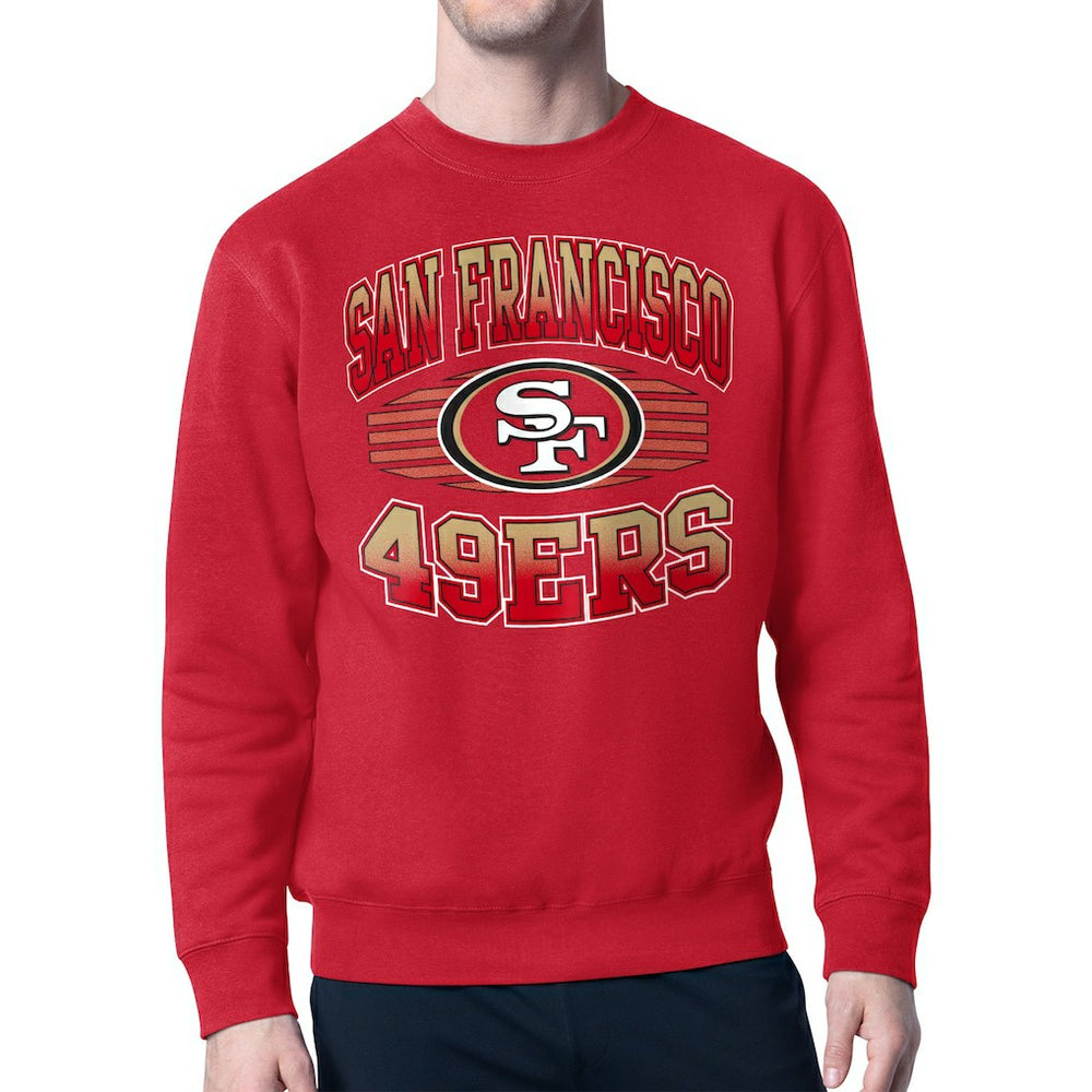 San Francisco 49ers  Starter Team Grit Graphic Fleece Pullover Sweatshirt
