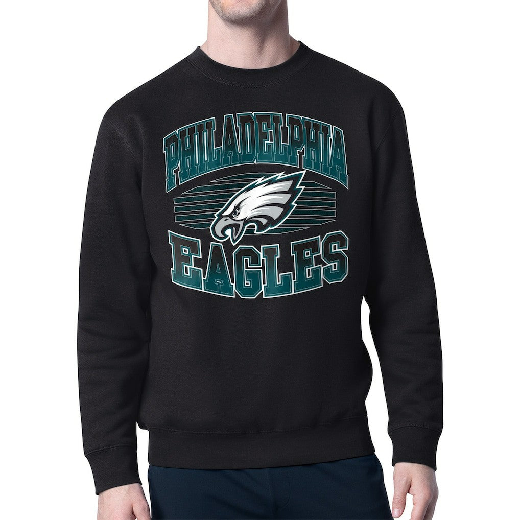 Philadelphia Eagles  Starter Team Grit Graphic Fleece Pullover Sweatshirt