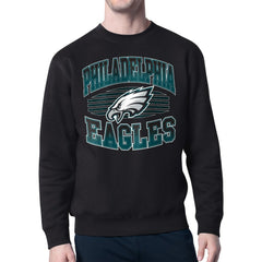 Philadelphia Eagles  Starter Team Grit Graphic Fleece Pullover Sweatshirt