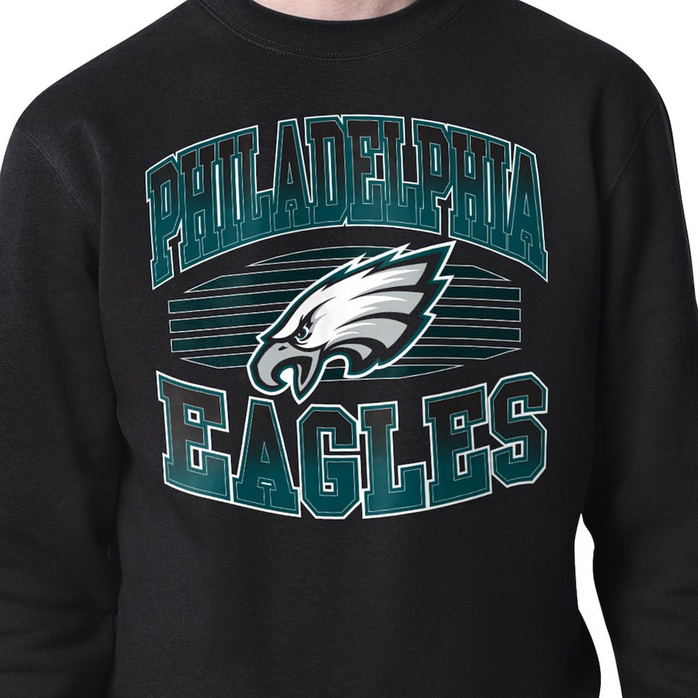 Philadelphia Eagles  Starter Team Grit Graphic Fleece Pullover Sweatshirt