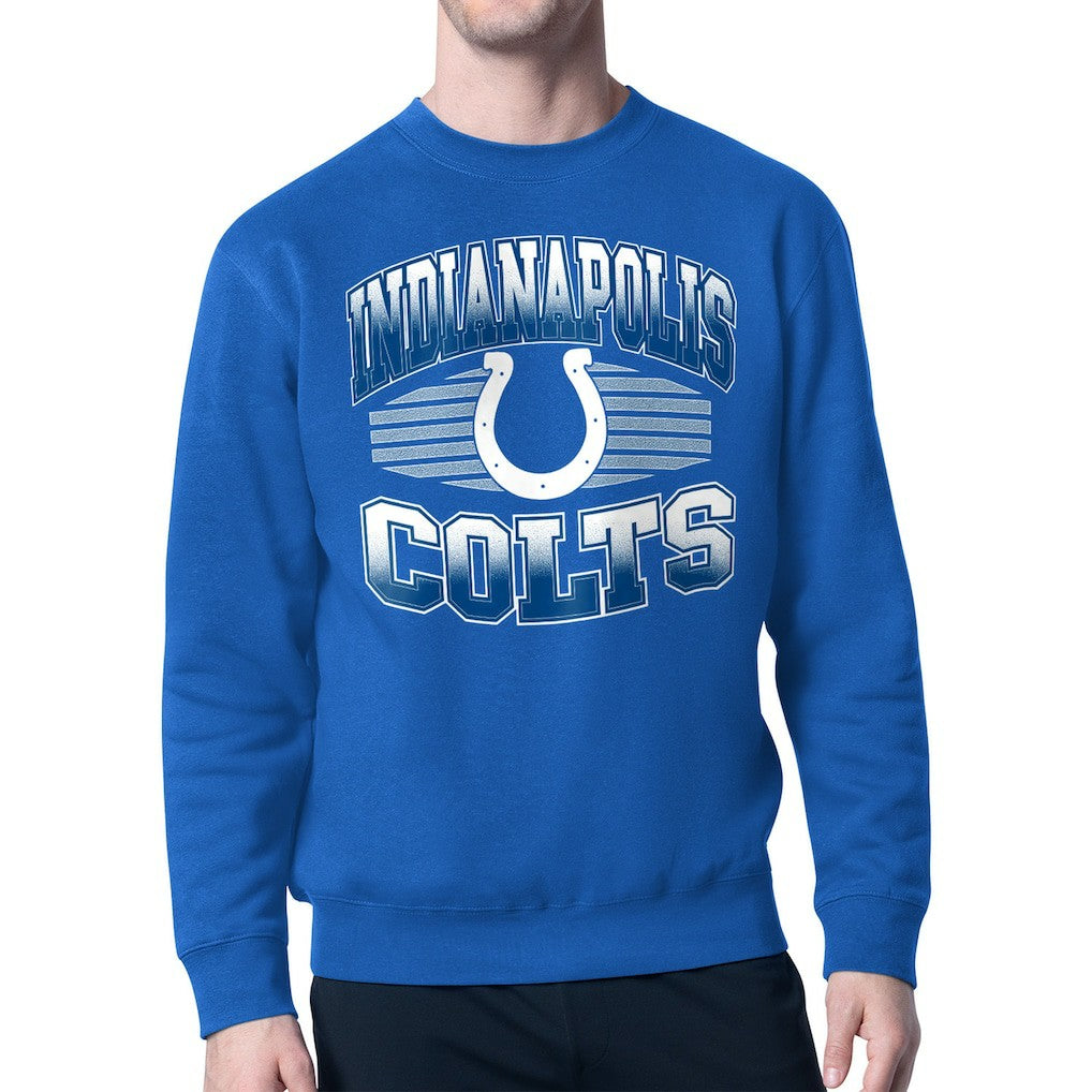 Indianapolis Colts  Starter Team Grit Graphic Fleece Pullover Sweatshirt