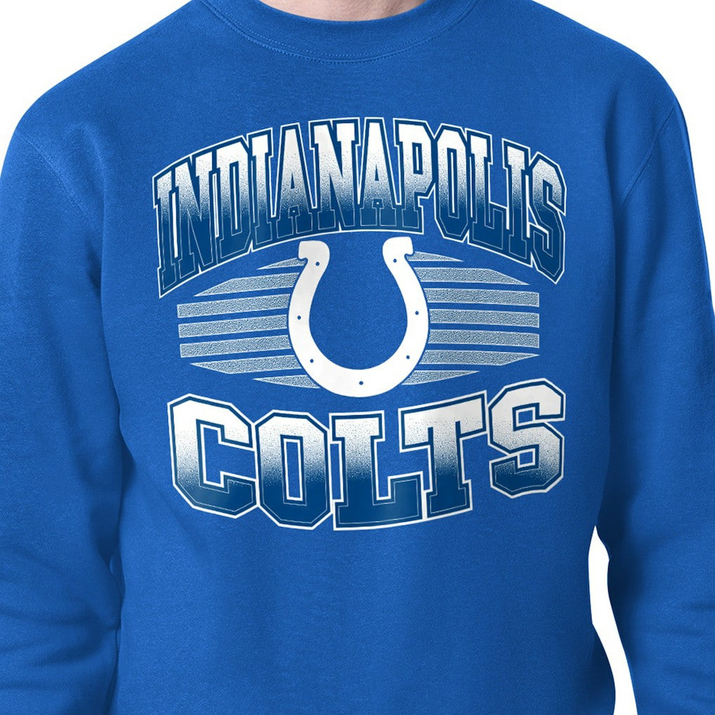 Indianapolis Colts  Starter Team Grit Graphic Fleece Pullover Sweatshirt