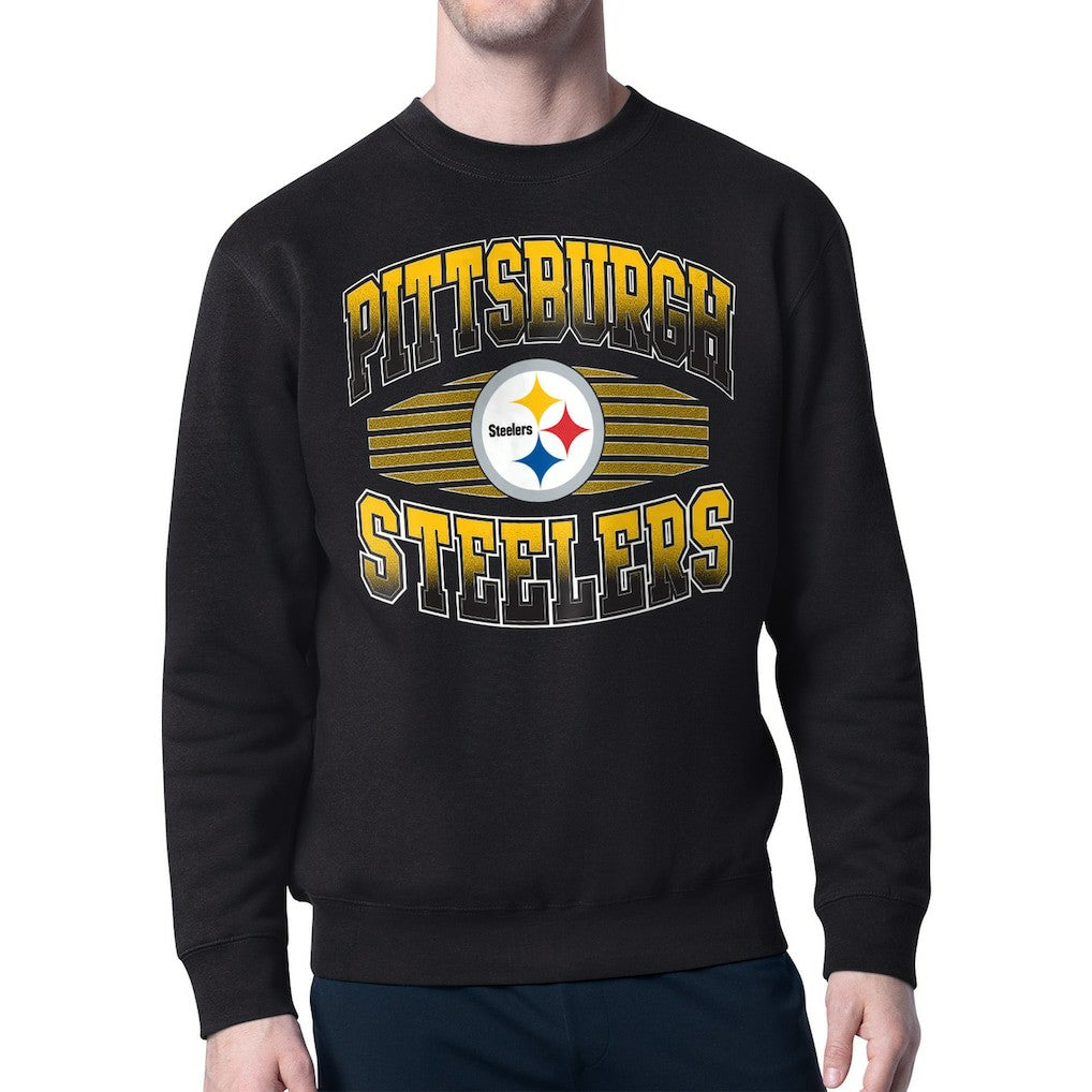 Pittsburgh Steelers  Starter Team Grit Graphic Fleece Pullover Sweatshirt