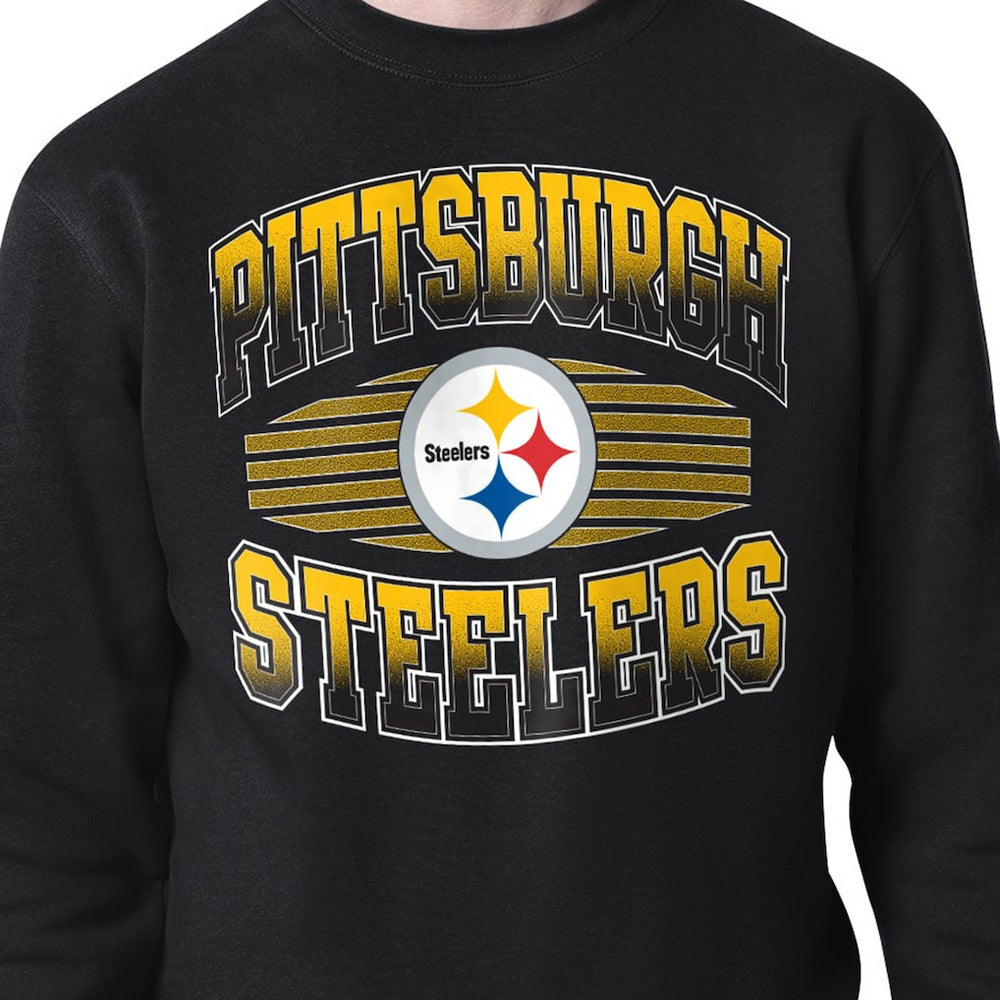 Pittsburgh Steelers  Starter Team Grit Graphic Fleece Pullover Sweatshirt