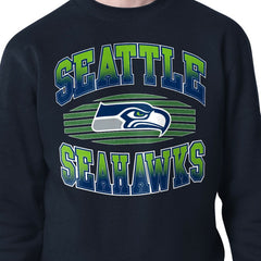 Seattle Seahawks  Starter Team Grit Graphic Fleece Pullover Sweatshirt