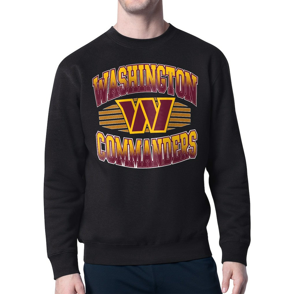 Washington Commanders  Starter Team Grit Graphic Fleece Pullover Sweatshirt