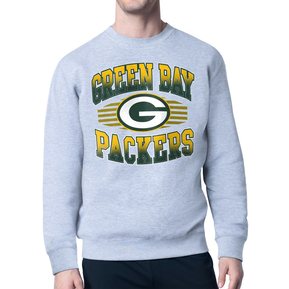 Green Bay Packers  Starter Team Grit Graphic Fleece Pullover Sweatshirt