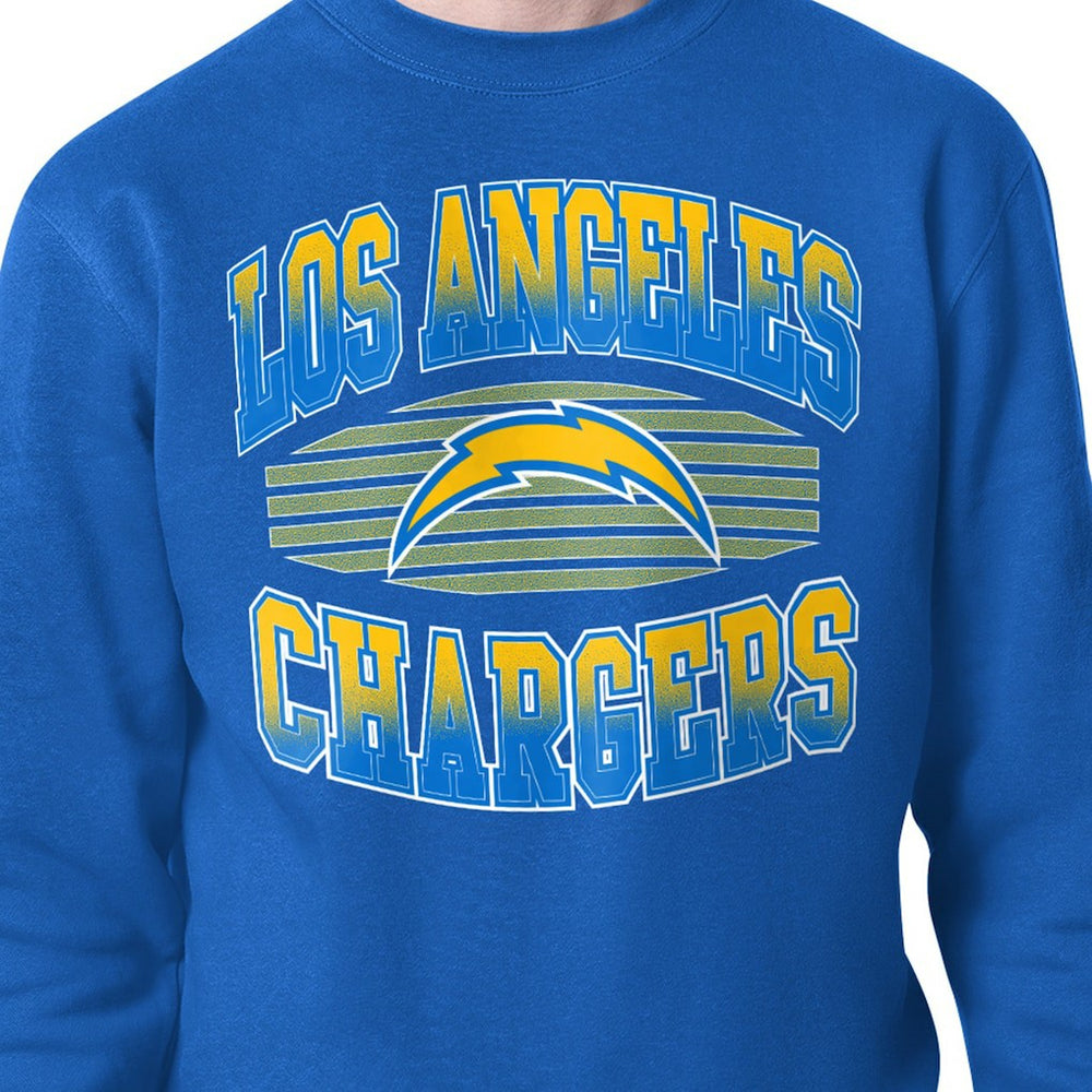Los Angeles Chargers  Starter Team Grit Graphic Fleece Pullover Sweatshirt
