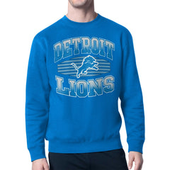 Detroit Lions  Starter Team Grit Graphic Fleece Pullover Sweatshirt