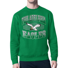 Philadelphia Eagles  Starter Team Grit Graphic Fleece Pullover Sweatshirt