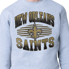 New Orleans Saints  Starter Team Grit Graphic Fleece Pullover Sweatshirt