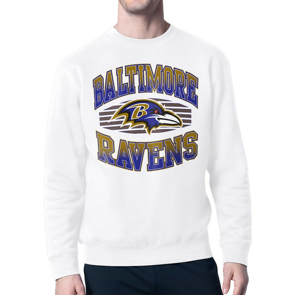 Baltimore Ravens  Starter Team Grit Graphic Fleece Pullover Sweatshirt