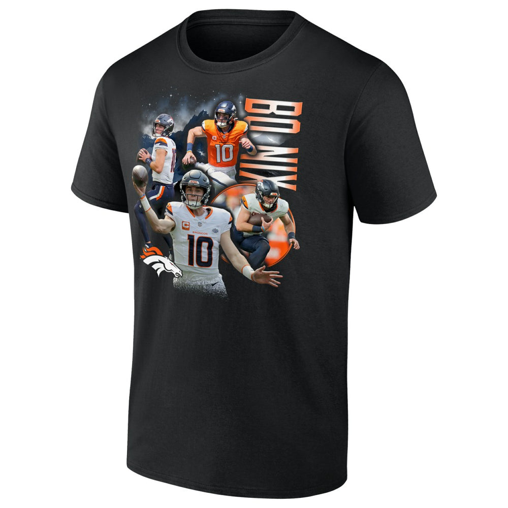 Denver Broncos  Bo Nix  Notorious Graphic T-Shirt