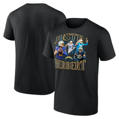 Los Angeles Chargers  Justin Herbert  Notorious Graphic T-Shirt