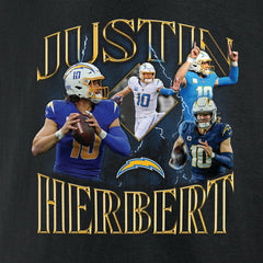 Los Angeles Chargers  Justin Herbert  Notorious Graphic T-Shirt