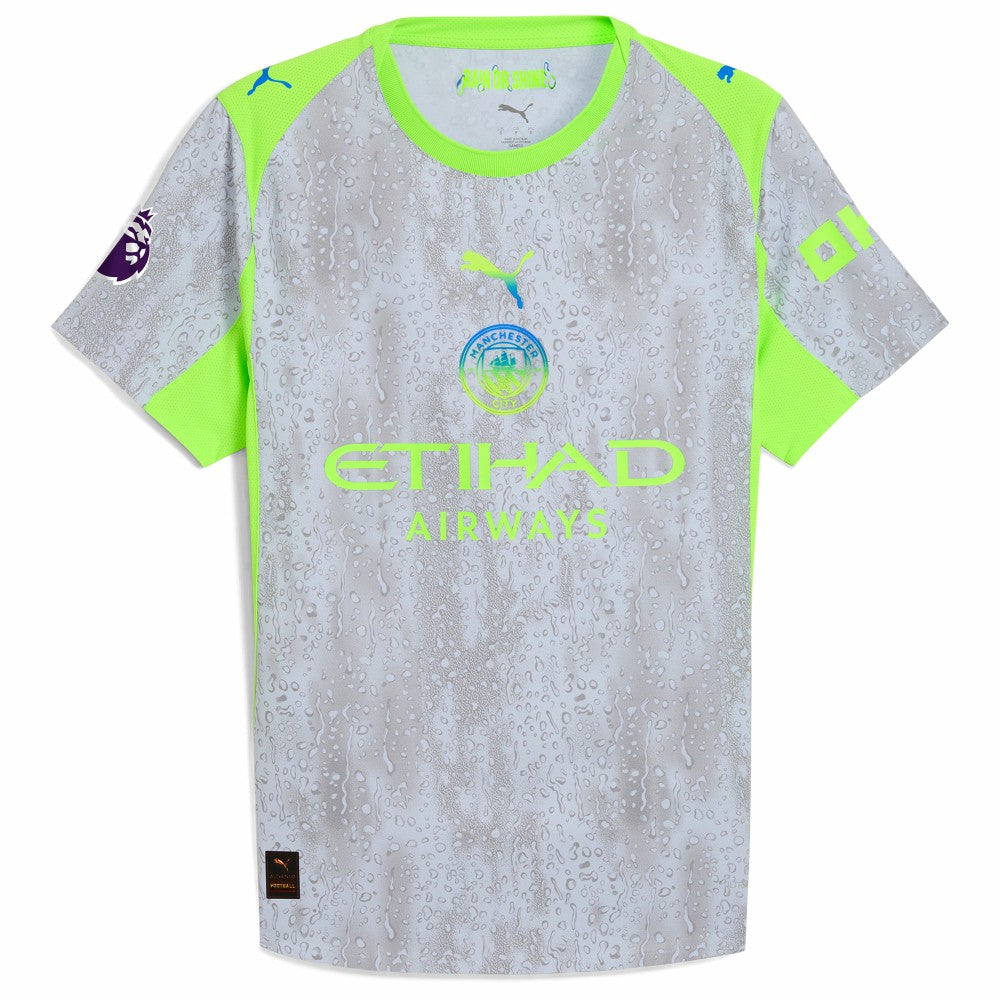 Manchester City 2025/26 Third Jersey Green/Neon Green - Puma