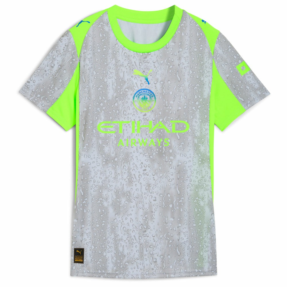 Manchester City Women's 2025/26 Third Replica Jersey Green/Neon Green - Puma