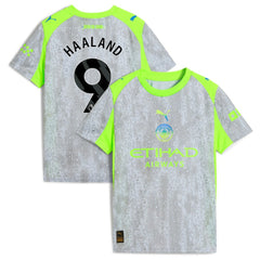 Manchester City Youth 2025/26 Third Replica Jersey Green/Neon Green - Puma