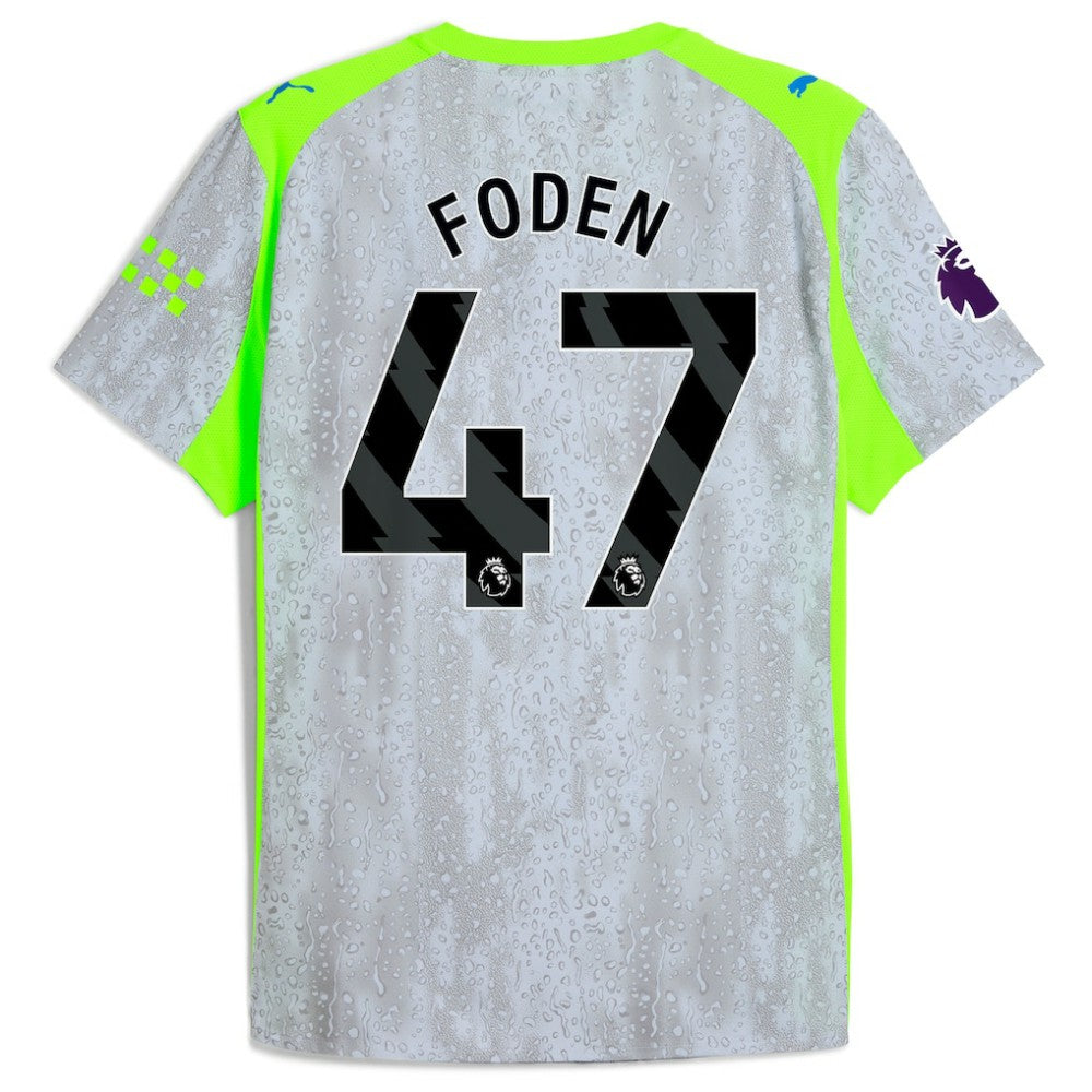 Manchester City 2025/26 Third Jersey Green/Neon Green - Puma