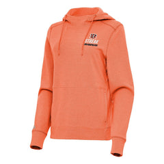 Cincinnati Bengals  Antigua Women's Streak Justice Pullover Hoodie