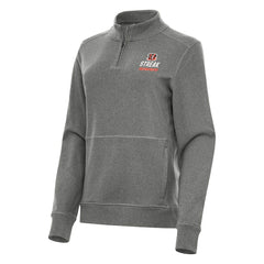 Cincinnati Bengals  Antigua Women's Streak Crush Quarter-Zip Pullover