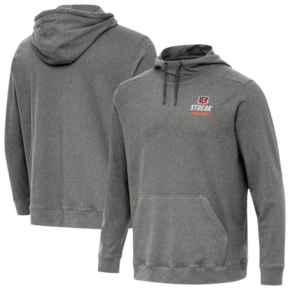 Cincinnati Bengals  Antigua Streak Cloud Pullover Hoodie