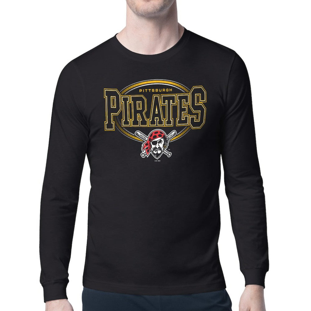Pittsburgh Pirates Starter Team Track Graphic Long Sleeve T-Shirt | MLB US