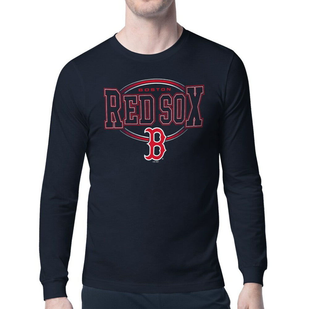 Boston Red Sox Starter Team Track Graphic Long Sleeve T-Shirt | MLB Online