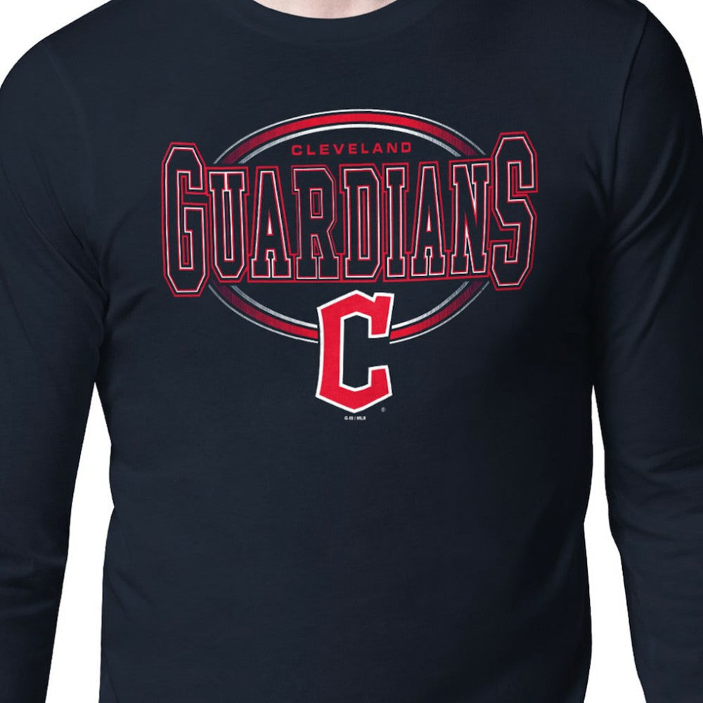 Cleveland Guardians Starter Team Track Graphic Long Sleeve T-Shirt | MLB Sale