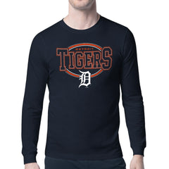 Detroit Tigers Starter Team Track Graphic Long Sleeve T-Shirt | MLB Sale