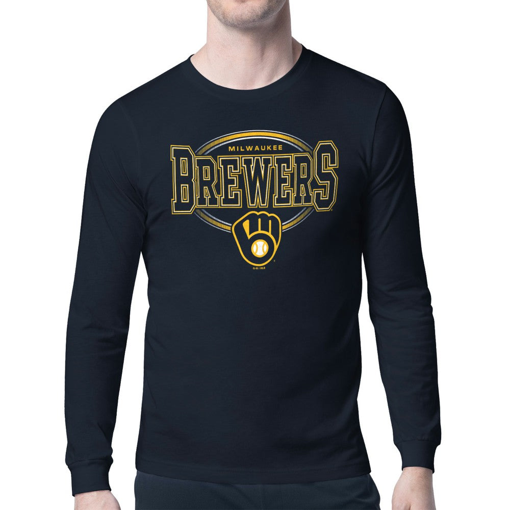 Milwaukee Brewers Starter Team Track Graphic Long Sleeve T-Shirt | MLB Near me