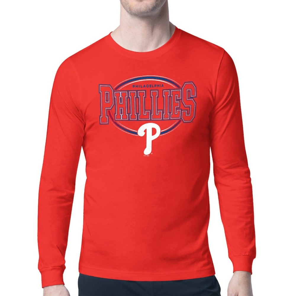 Philadelphia Phillies Starter Team Track Graphic Long Sleeve T-Shirt | MLB Discount