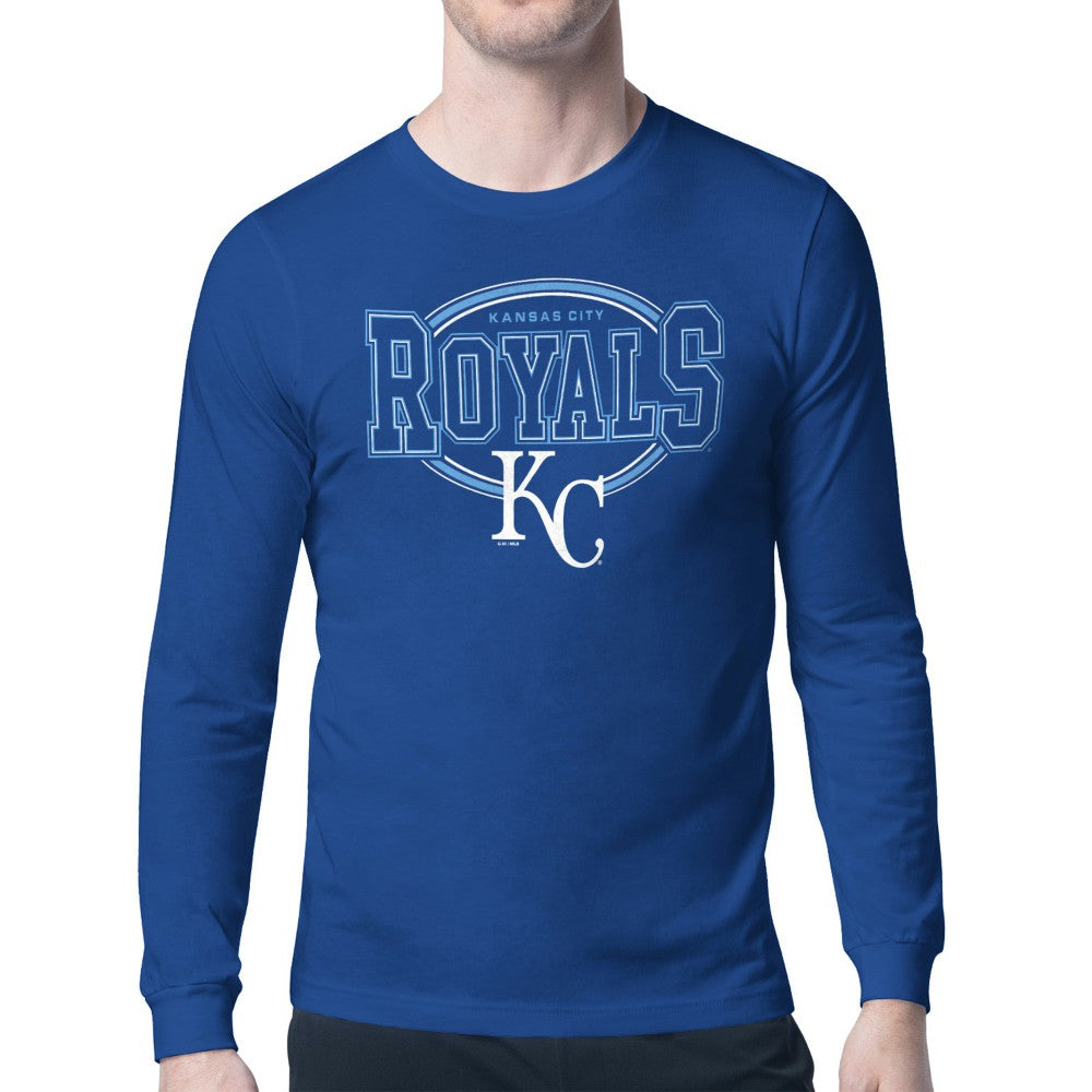 Kansas City Royals Starter Team Track Graphic Long Sleeve T-Shirt | MLB Outlet