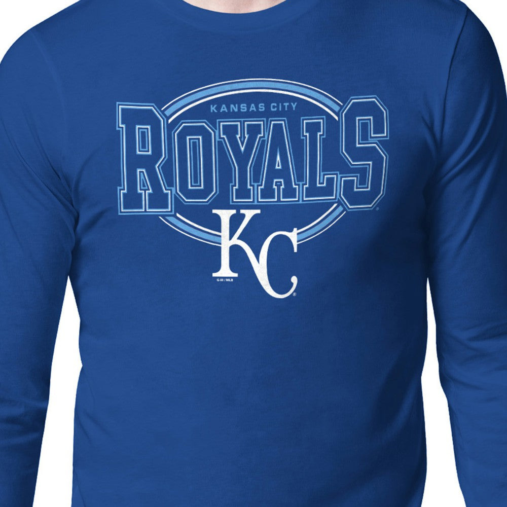 Kansas City Royals Starter Team Track Graphic Long Sleeve T-Shirt | MLB Outlet