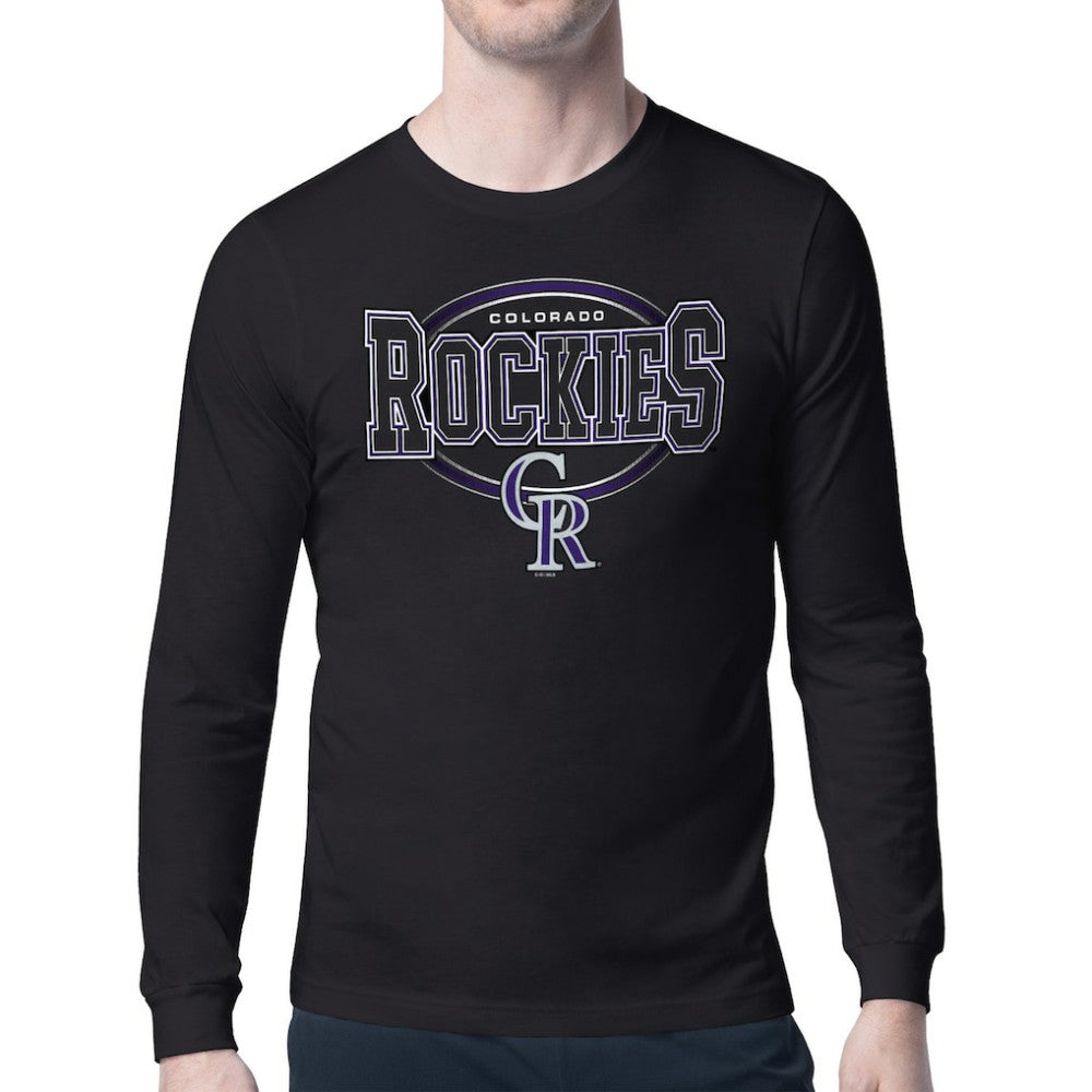 Colorado Rockies Starter Team Track Graphic Long Sleeve T-Shirt | MLB US