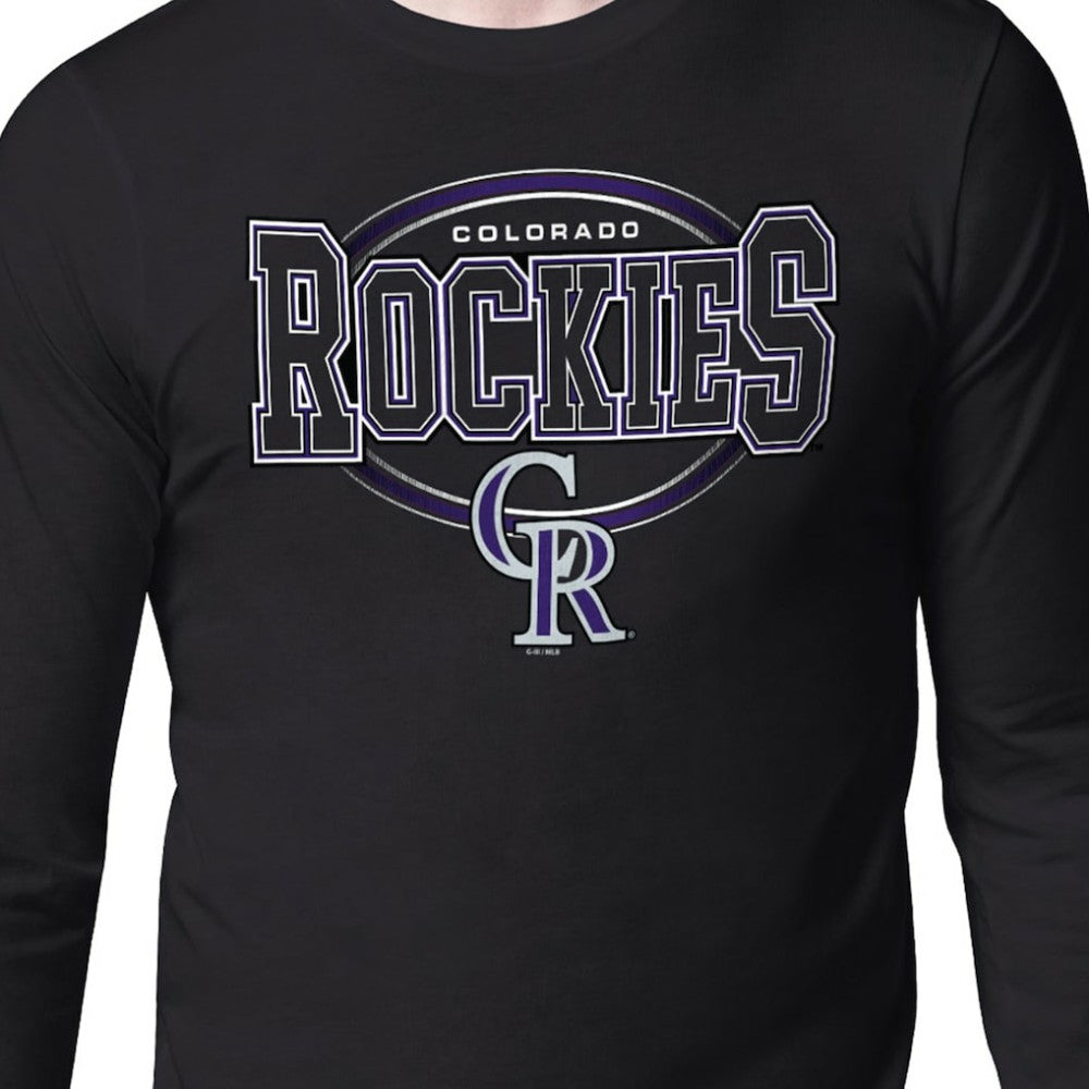 Colorado Rockies Starter Team Track Graphic Long Sleeve T-Shirt | MLB US