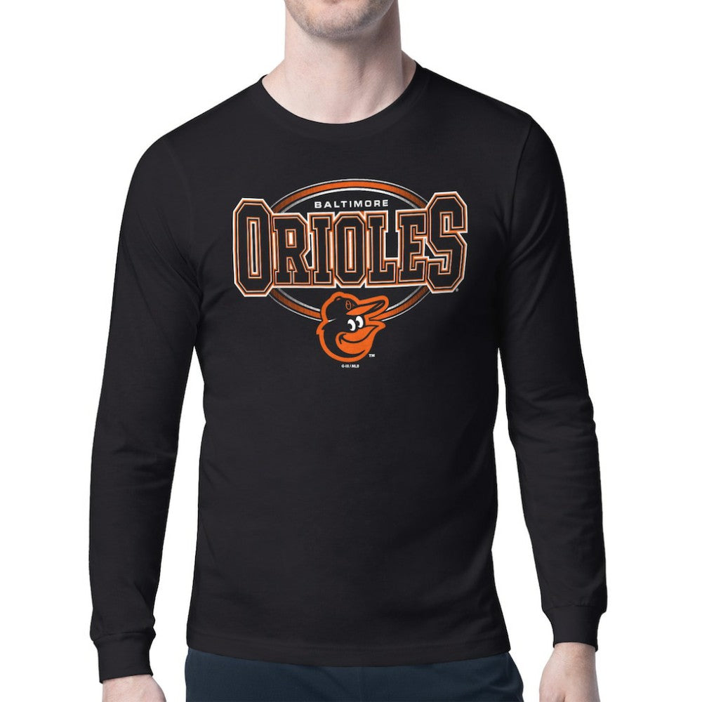 Baltimore Orioles Starter Team Track Graphic Long Sleeve T-Shirt | MLB For sale