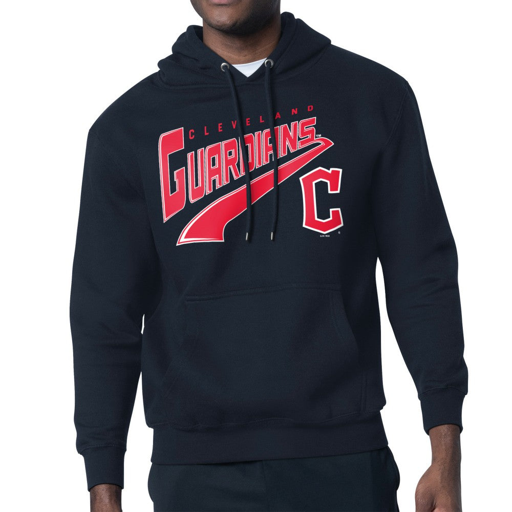 Cleveland Guardians Starter Modern Tailsweep Fleece Tri-Blend Pullover Hoodie | MLB Outlet