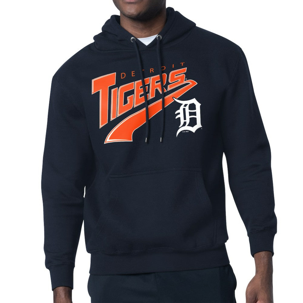 Detroit Tigers Starter Modern Tailsweep Fleece Tri-Blend Pullover Hoodie | MLB On Sale