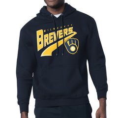 Milwaukee Brewers Starter Modern Tailsweep Fleece Tri-Blend Pullover Hoodie | MLB Shop